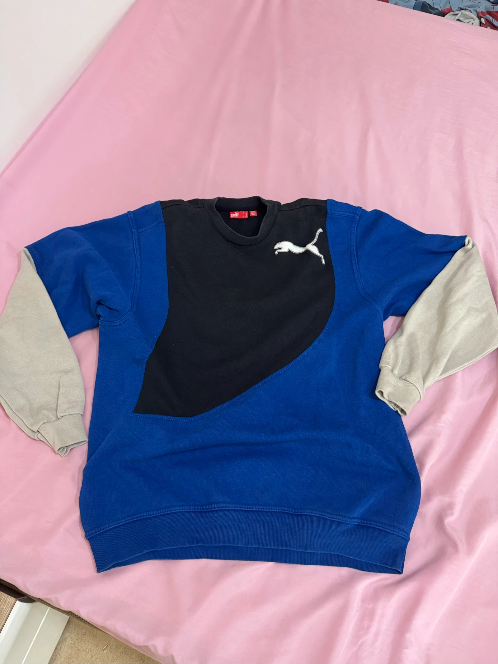 Sudadera Puma Vintage Color Block Talla L Original